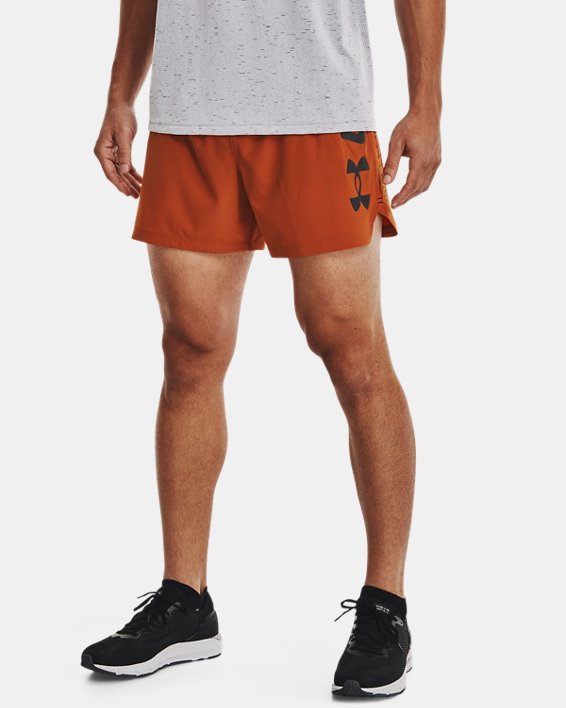 Men's UA Speedpocket 5" Shorts, Orange, pdpMainDesktop image number 0